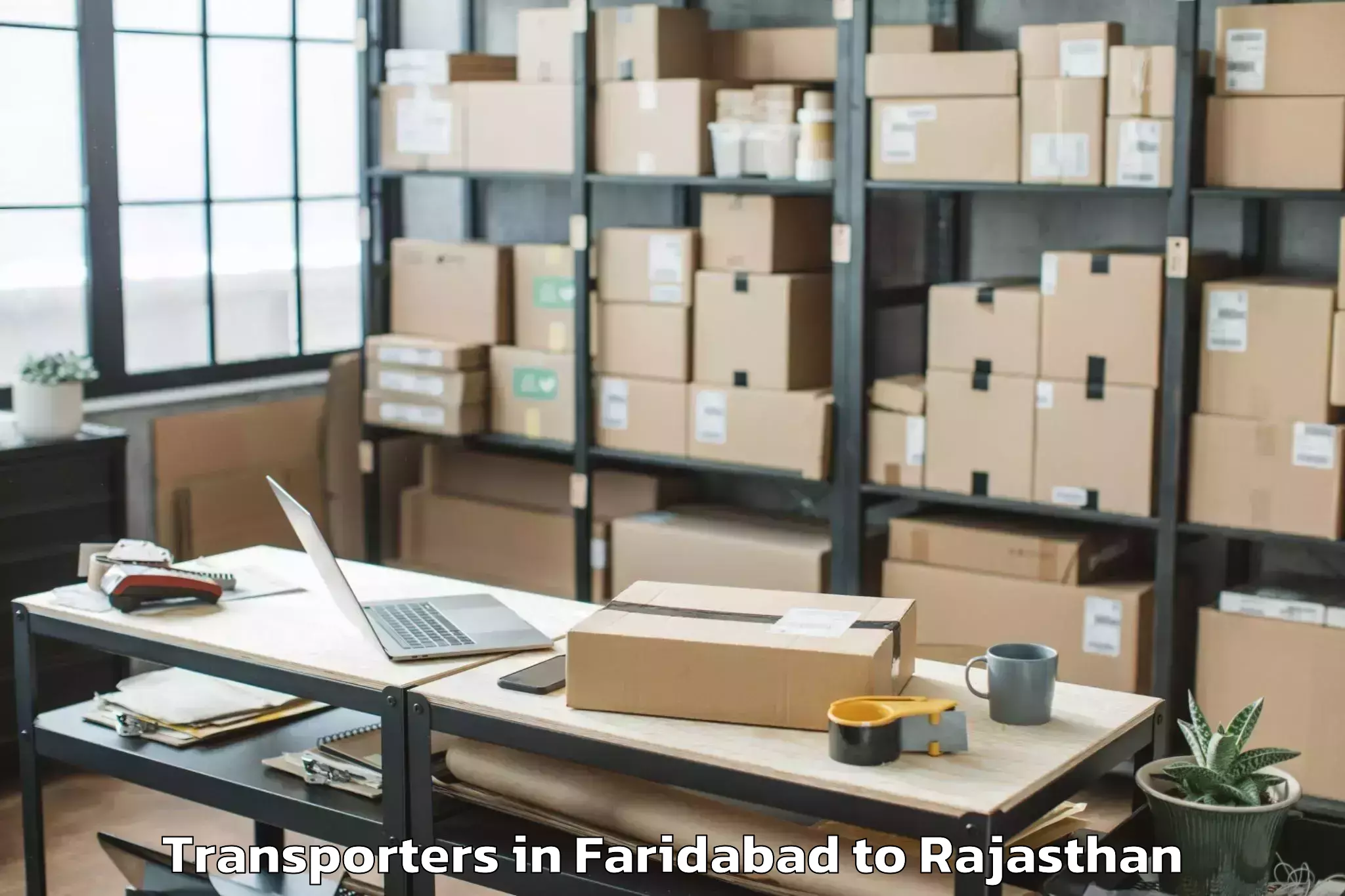 Comprehensive Faridabad to Viratnagar Transporters